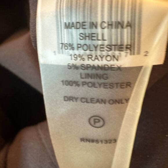 Vince Camuto Black Crepe Fit‎ And Flare Dress Size Ten - Picture 7 of 8